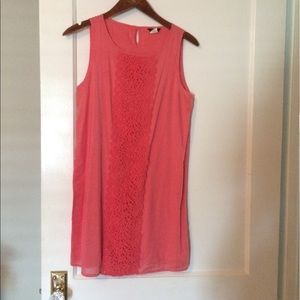 J.Crew Embroidered XS Sheath Sun Dress salmon XS
